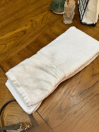 Dirty hand towel