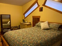 Very private upstairs bedroom.
