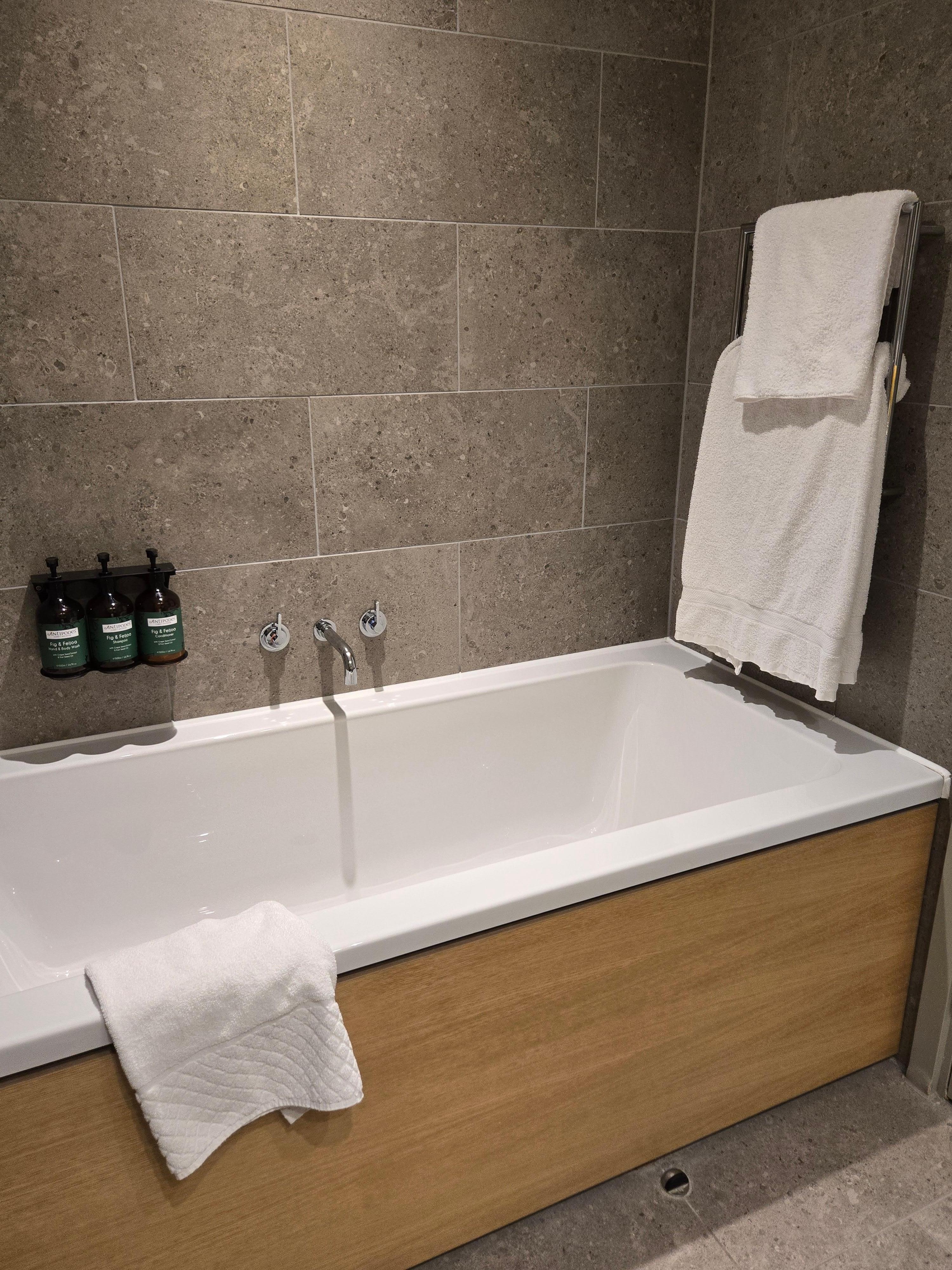 The soaking tub was a lovey surprise!