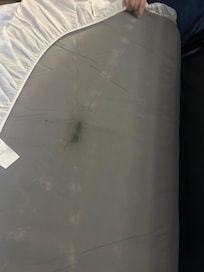 Dirt on bottom of pull out mattress