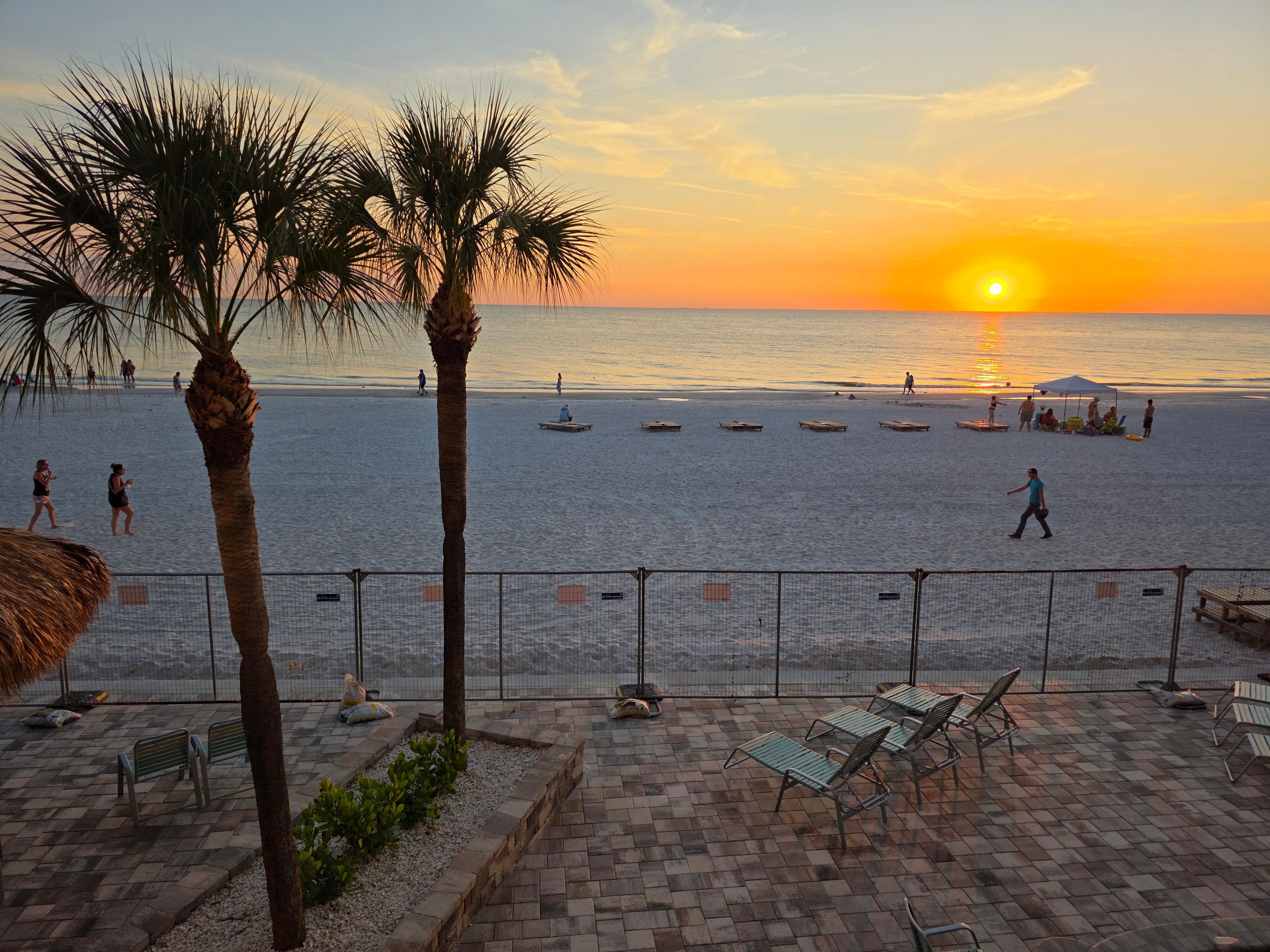 The sunsets were amazing. 