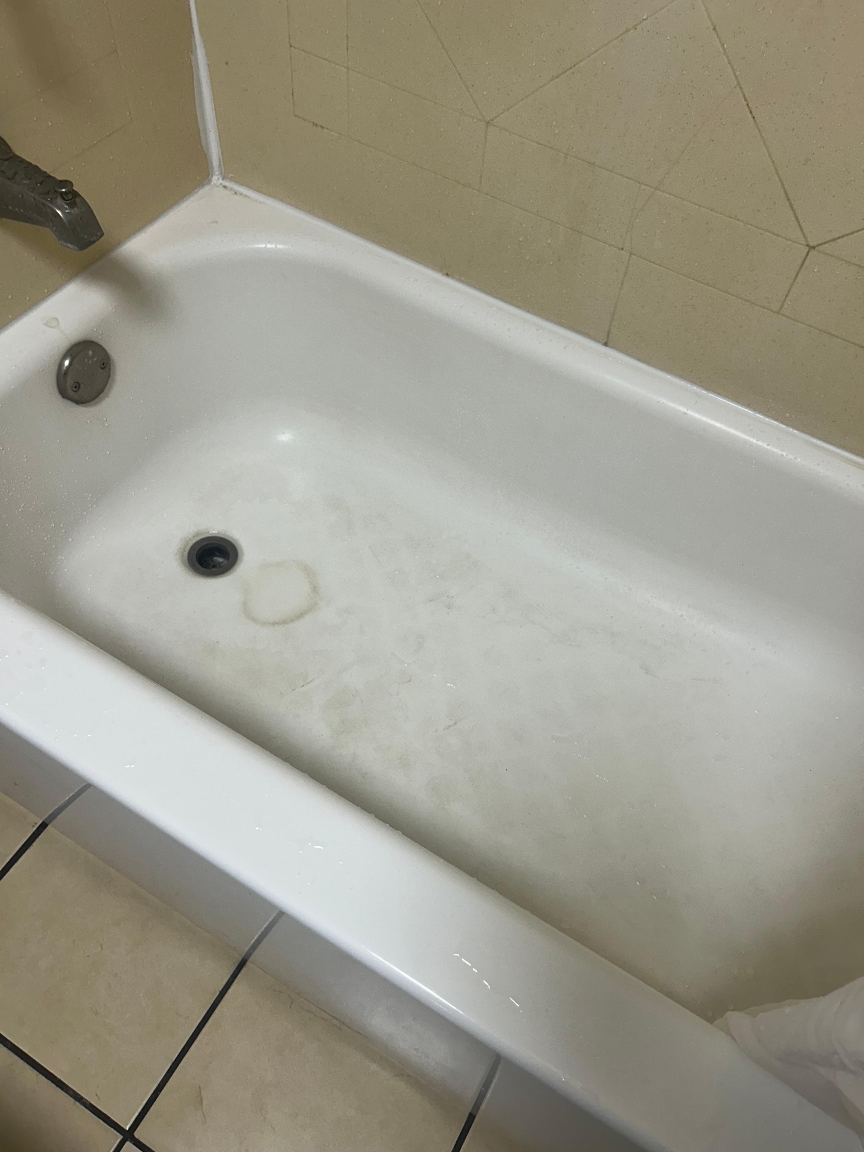 Inside of the tub