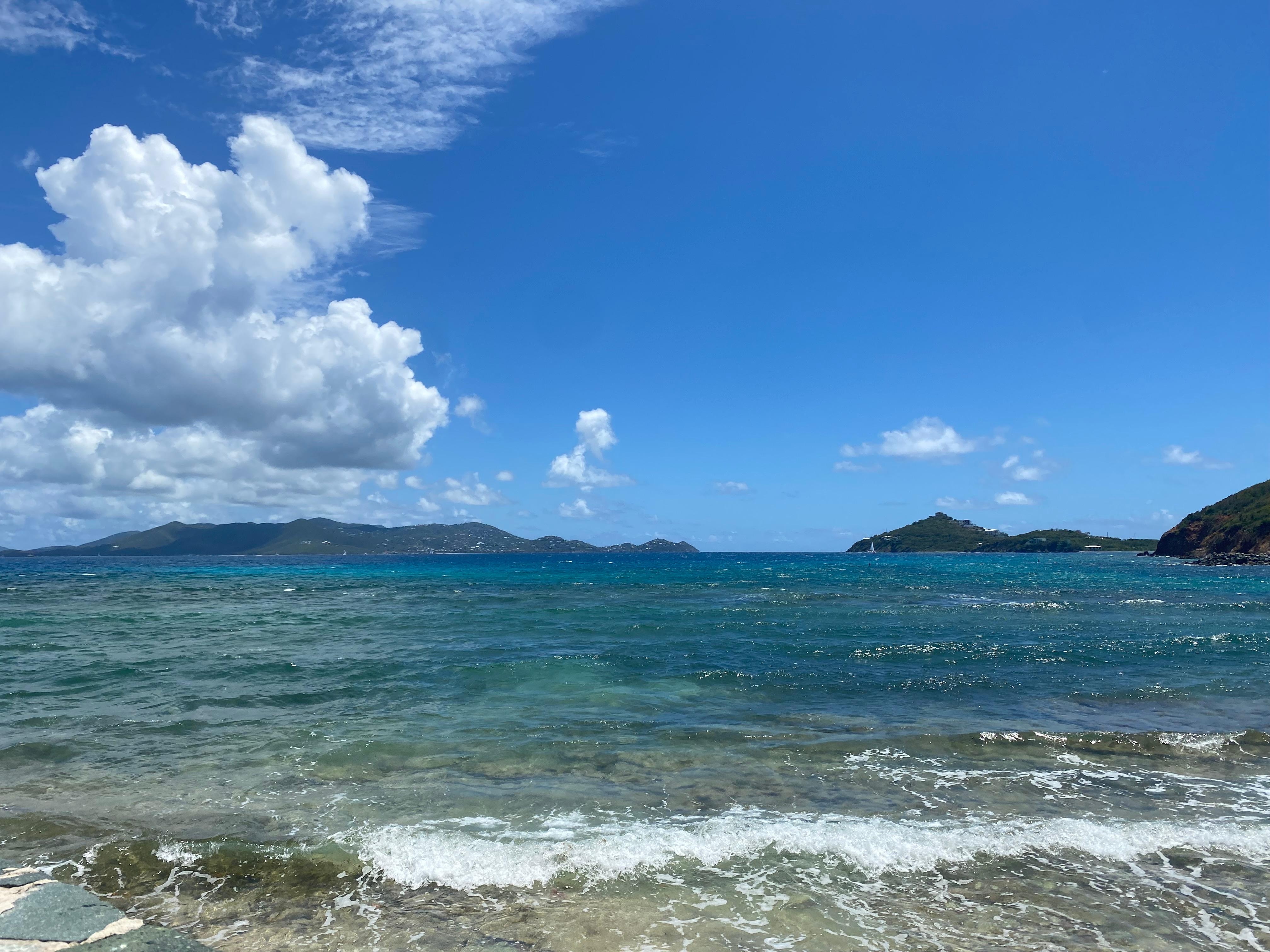 View from pool deck.
