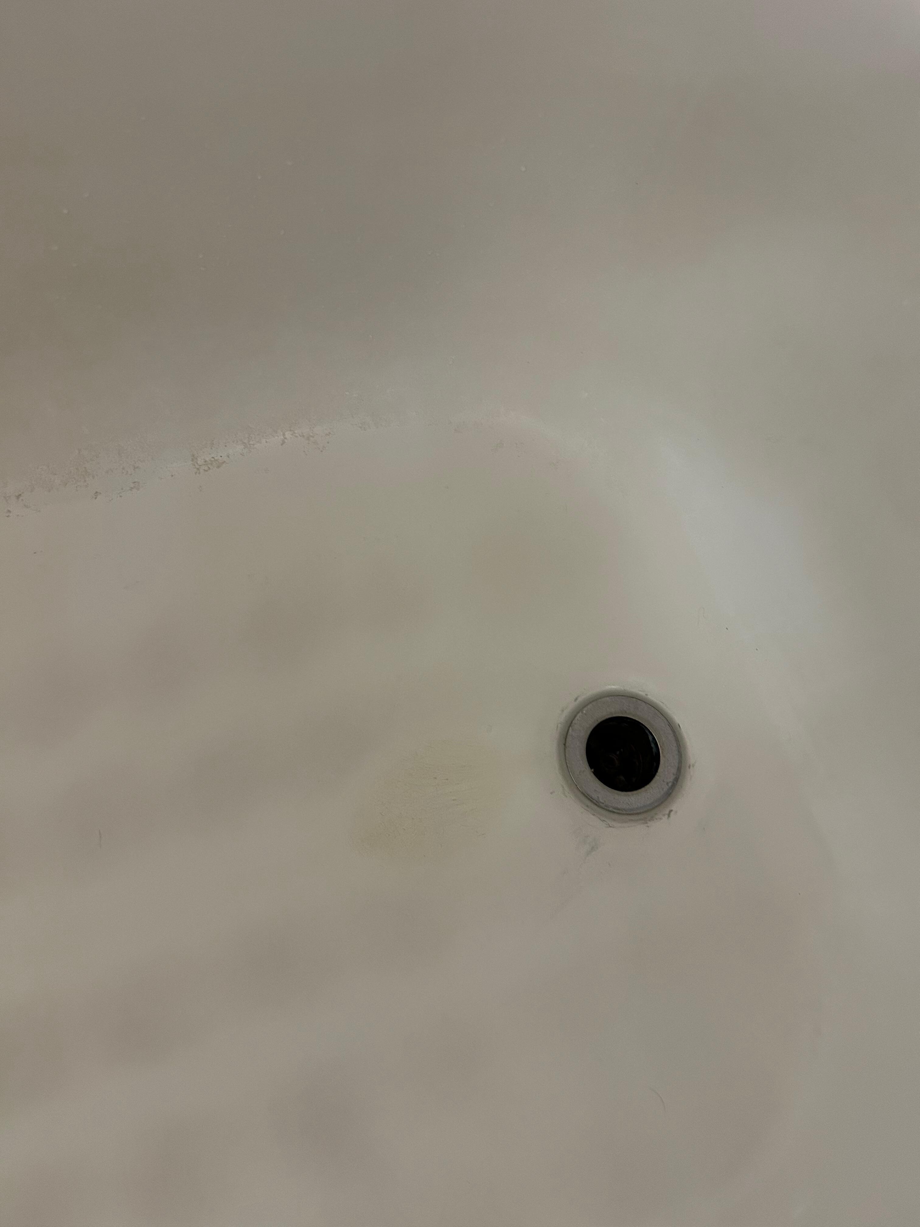 So much old slimy hair in the tub drain
