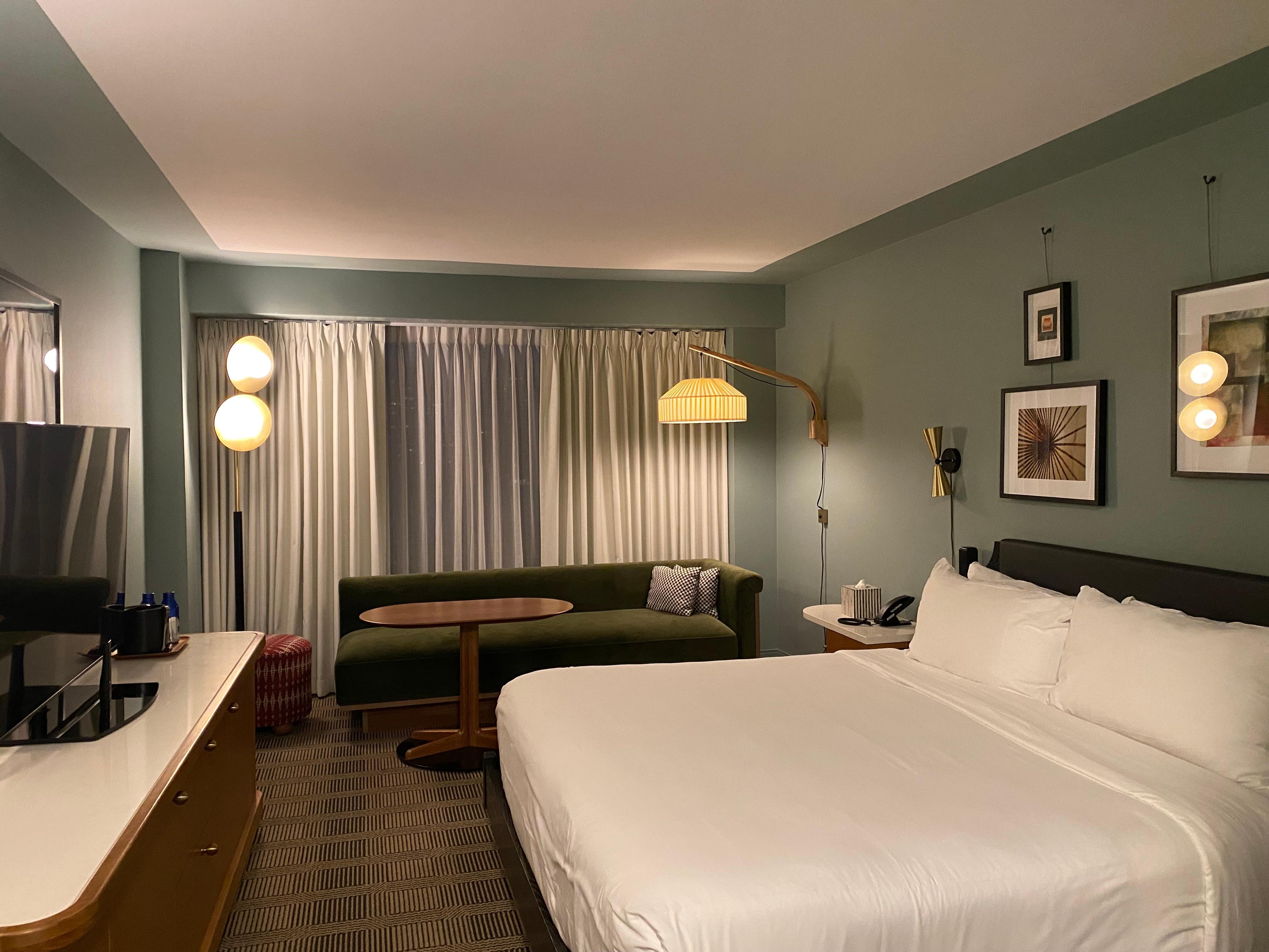 The room was very comfortable.