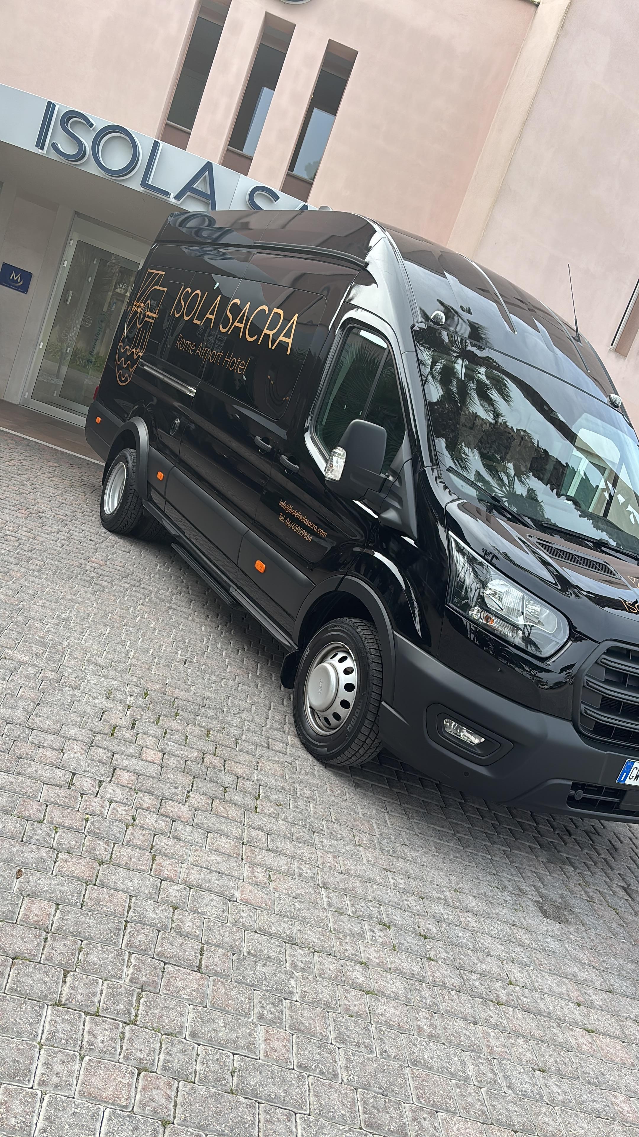 Shuttle bus at the hotel