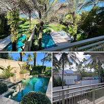 You can see the ocean from the upper deck. Note on the side the HVAC units and power washing were very loud.