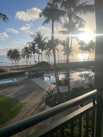 Morning coffee with the sunrise!!