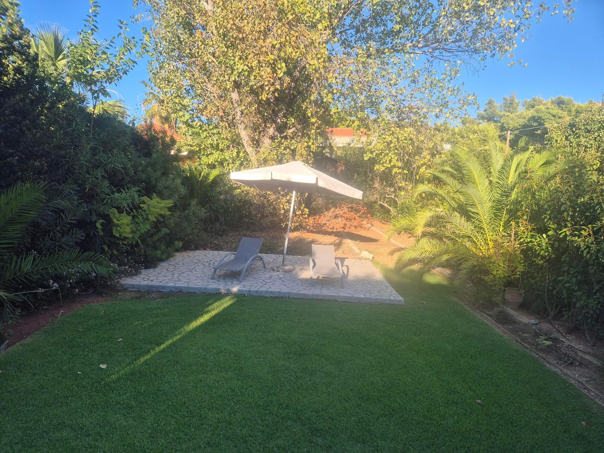 Relaxation at the bottom of the garden.