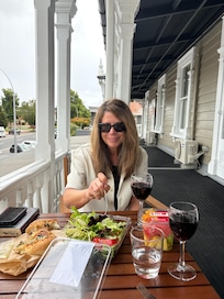 Lunch on the veranda