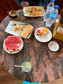 Savoury generous free breakfast every morning! 🥰