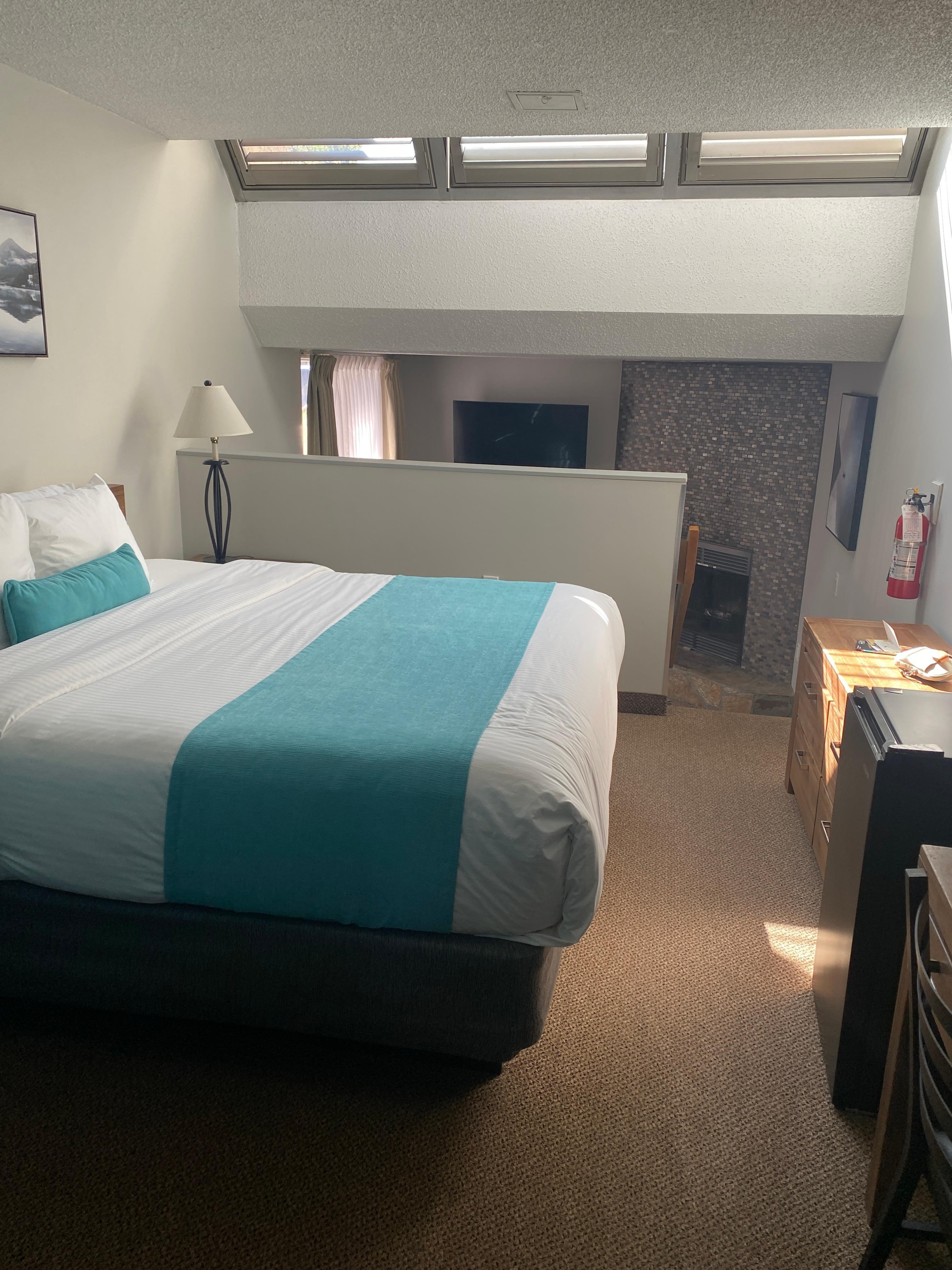 Bedroom of Junior suite with king size bed 