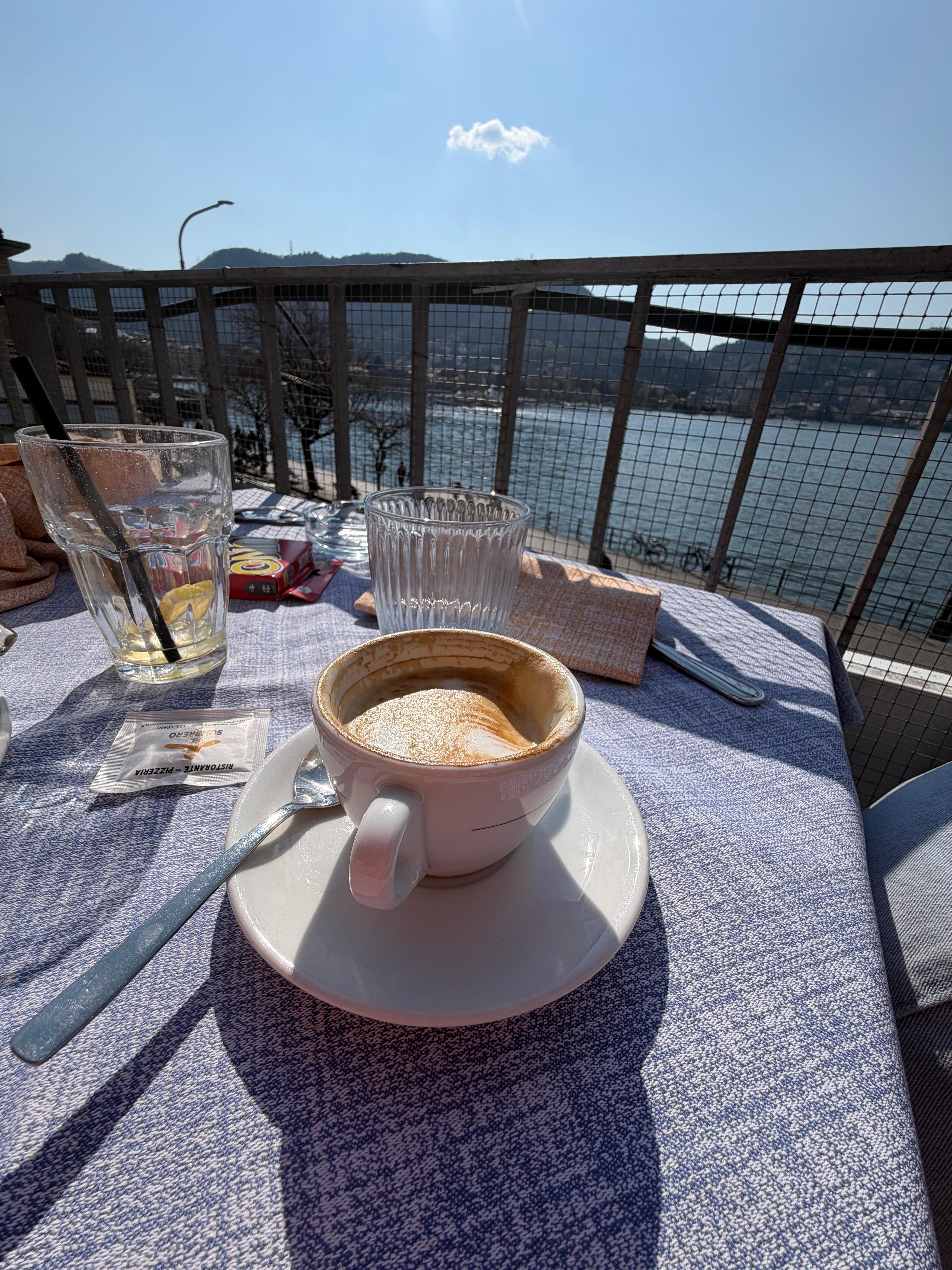 Where better to have coffee! 