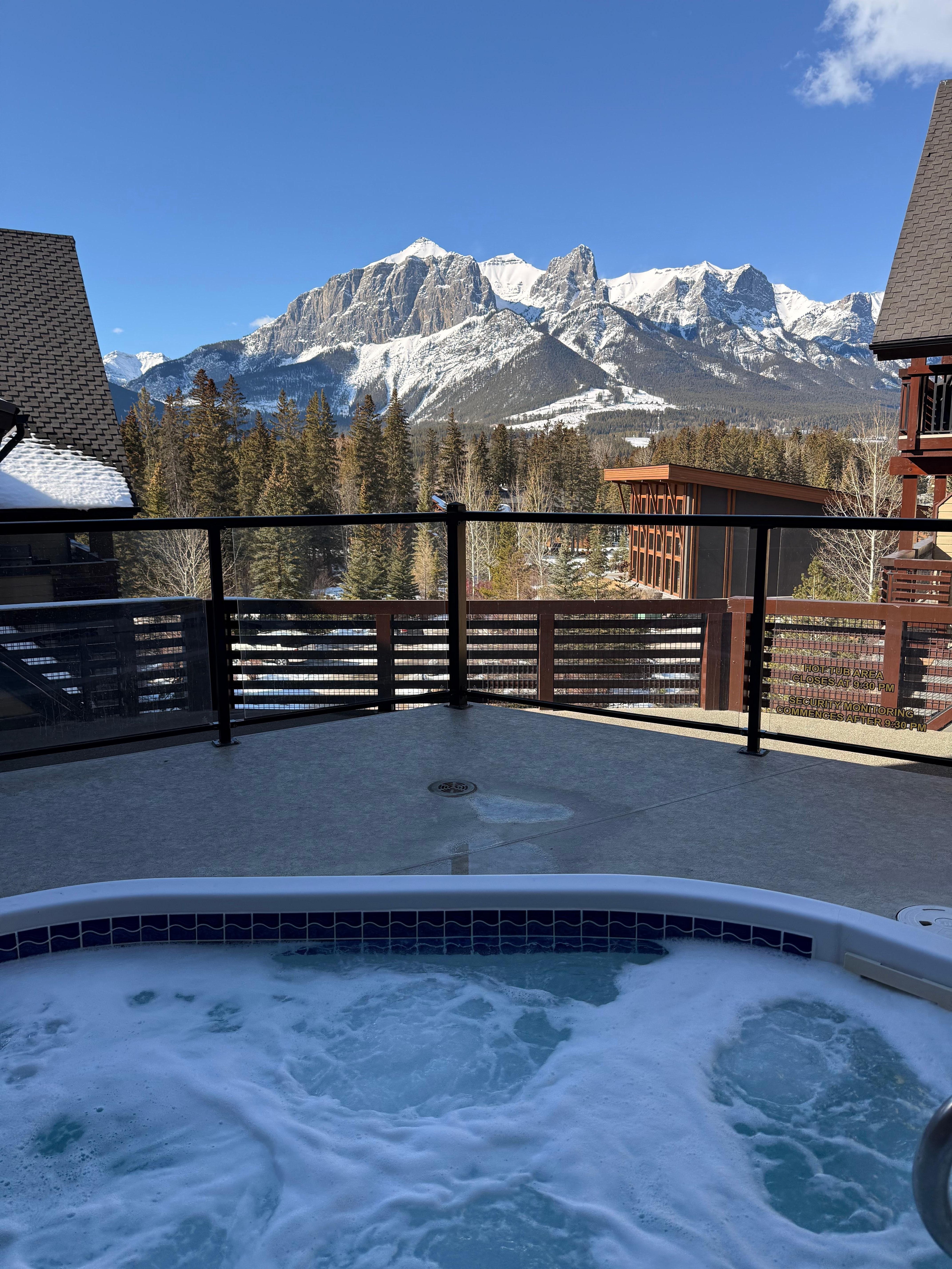 View from the community hot tub on the 3rd floor