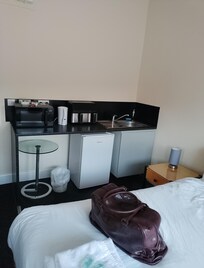 Not a kitchen but near enough for a hotel room.