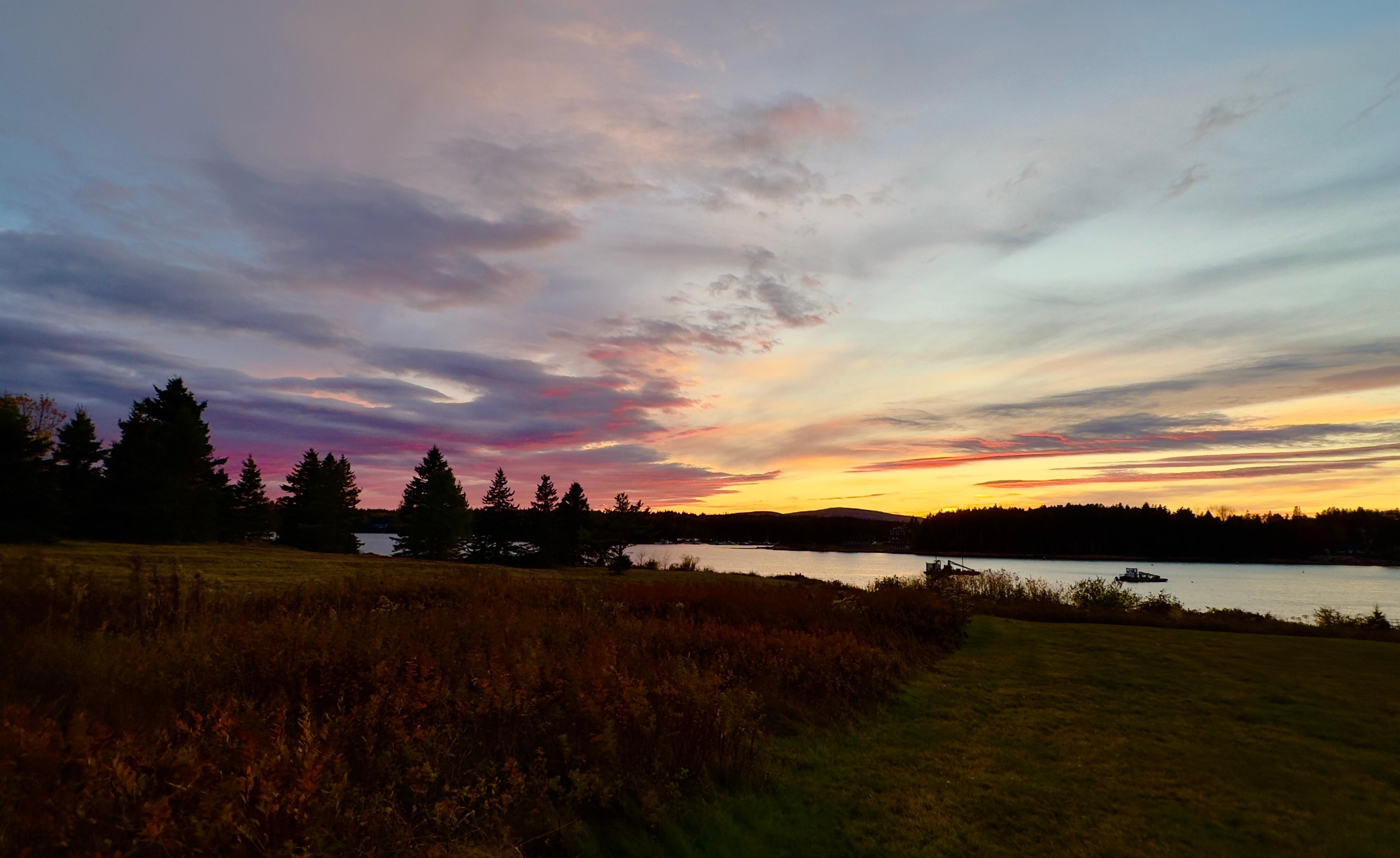 Sunset, Winter Harbor 