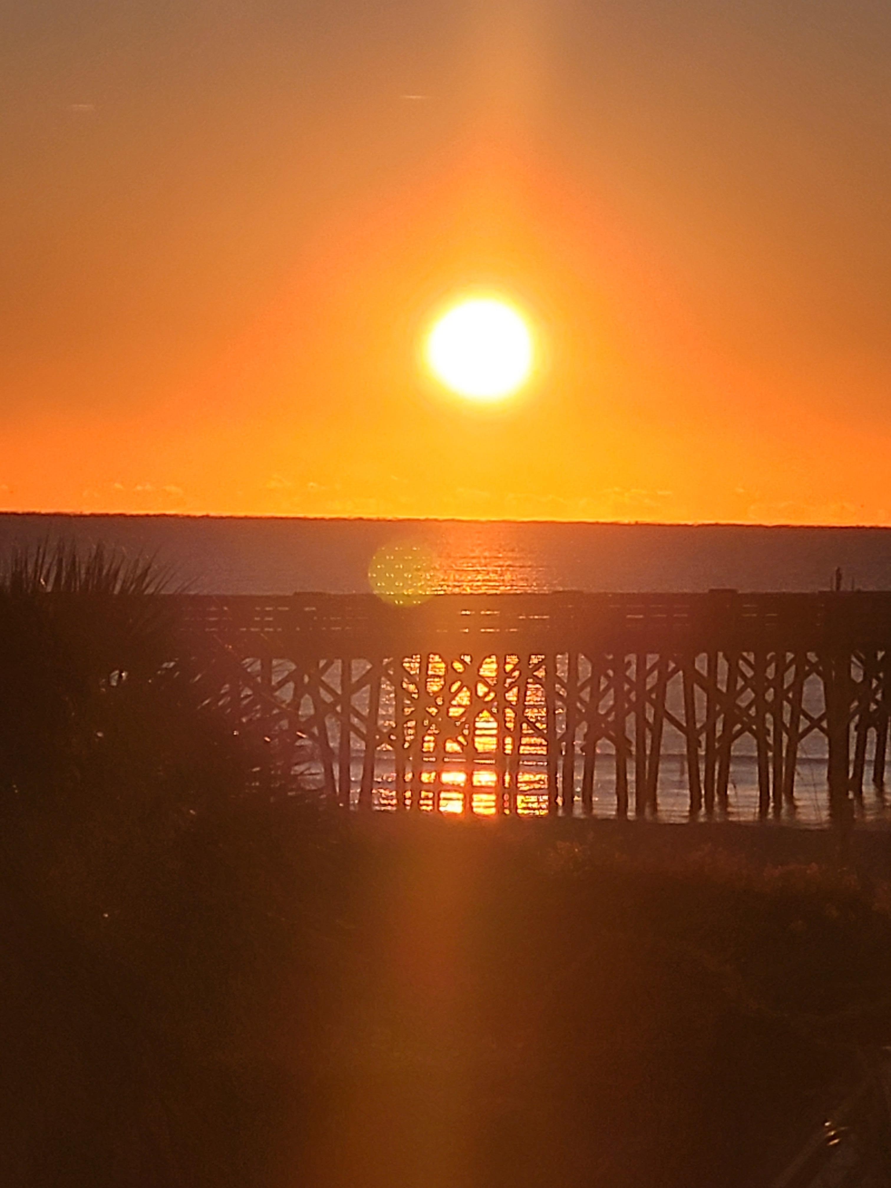 Sunrise and private pier!
