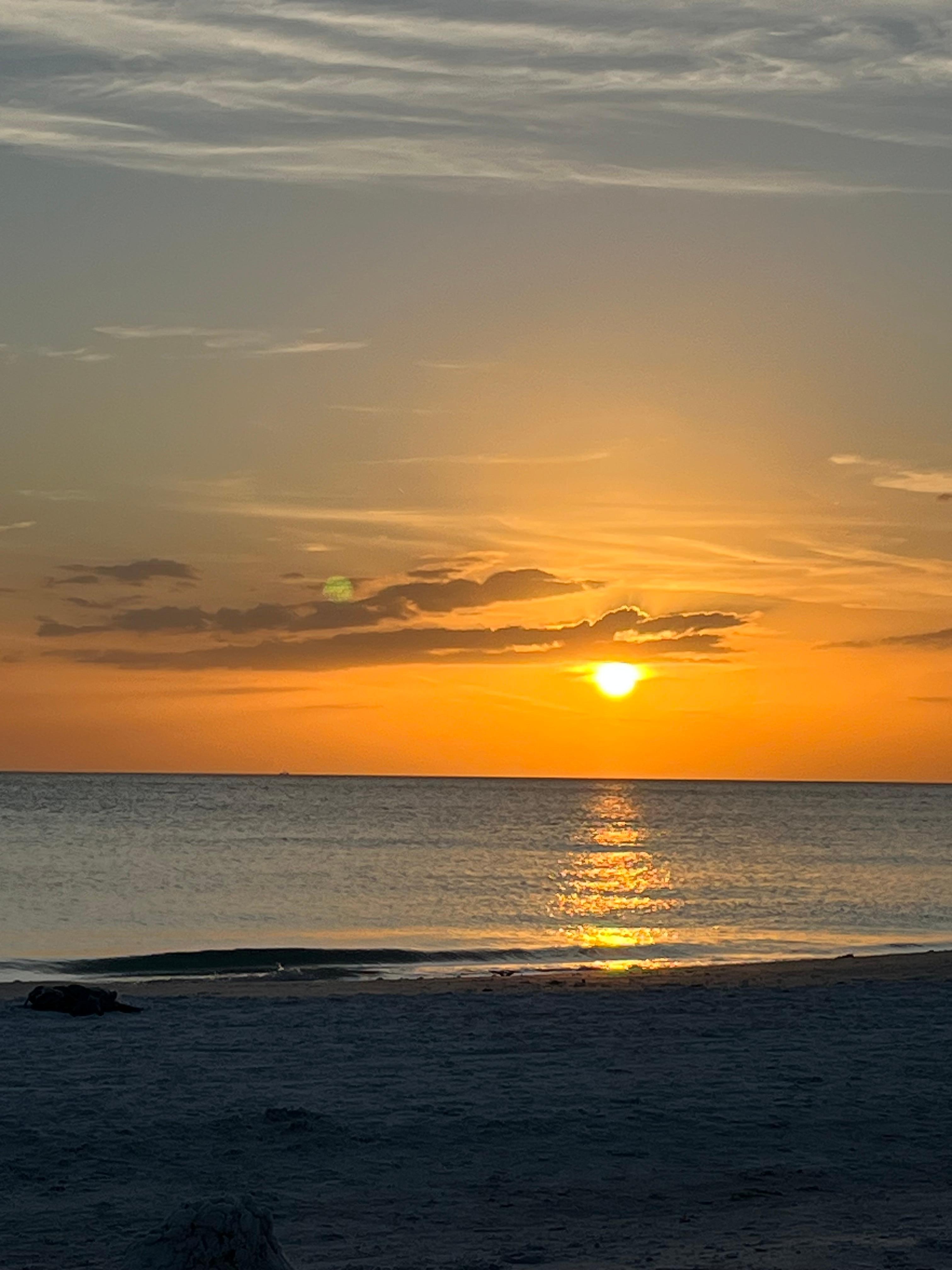 Sunset from beachside