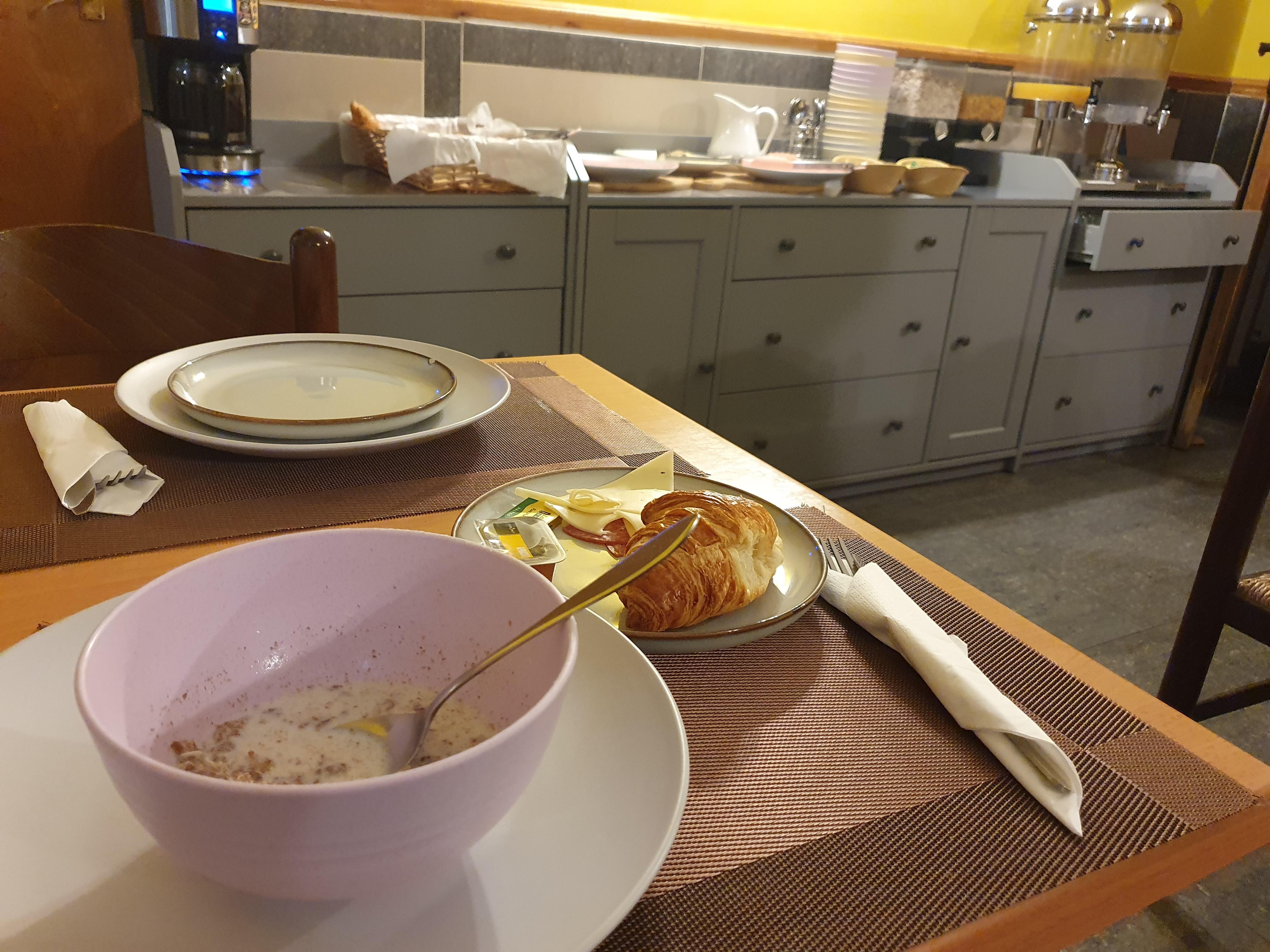 Cold buffet breakfast