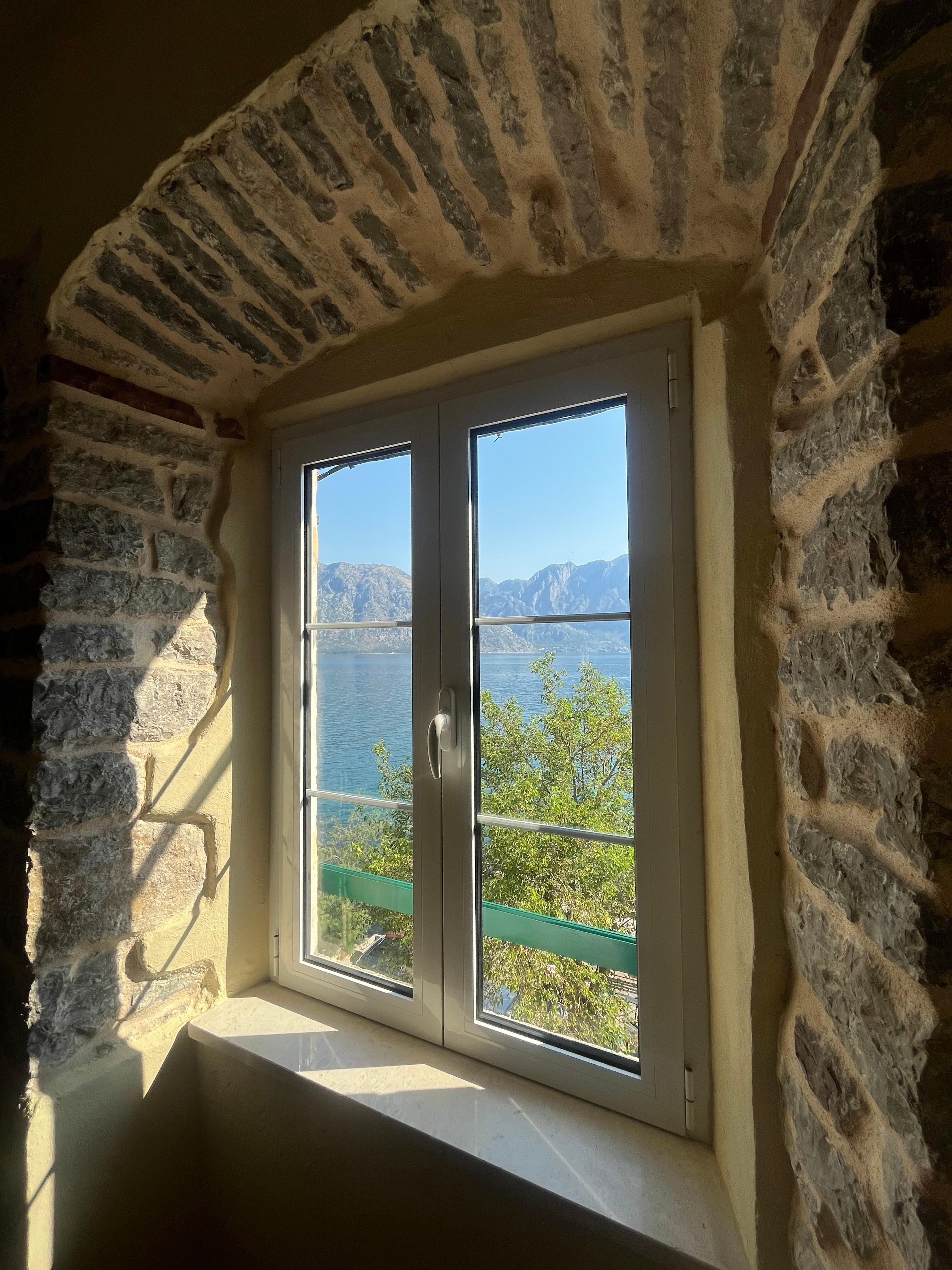 The view from the living room. 