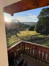 View from our bedroom! The cows with their bells were so charming!