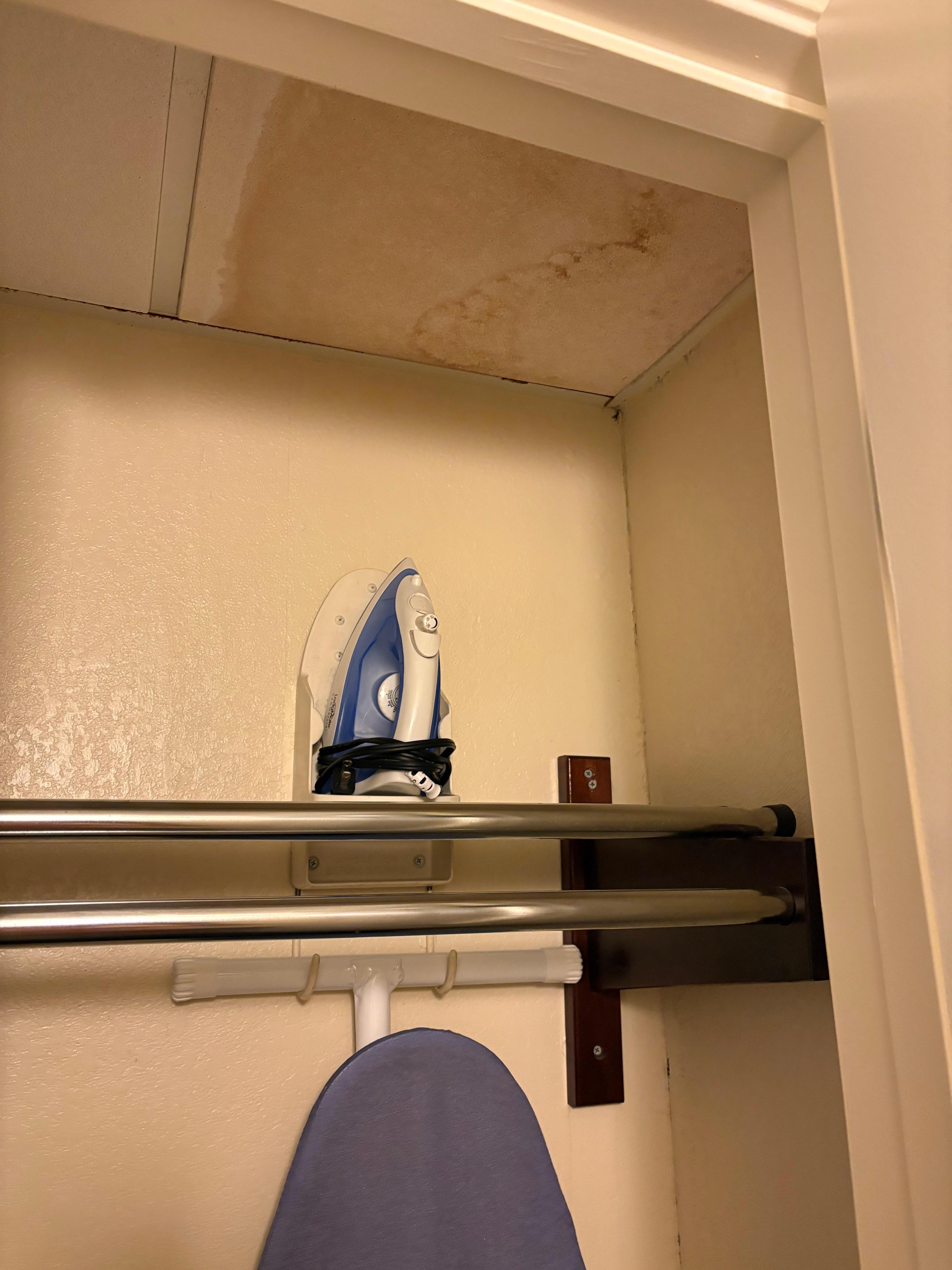 Old water leak causing mildew odor