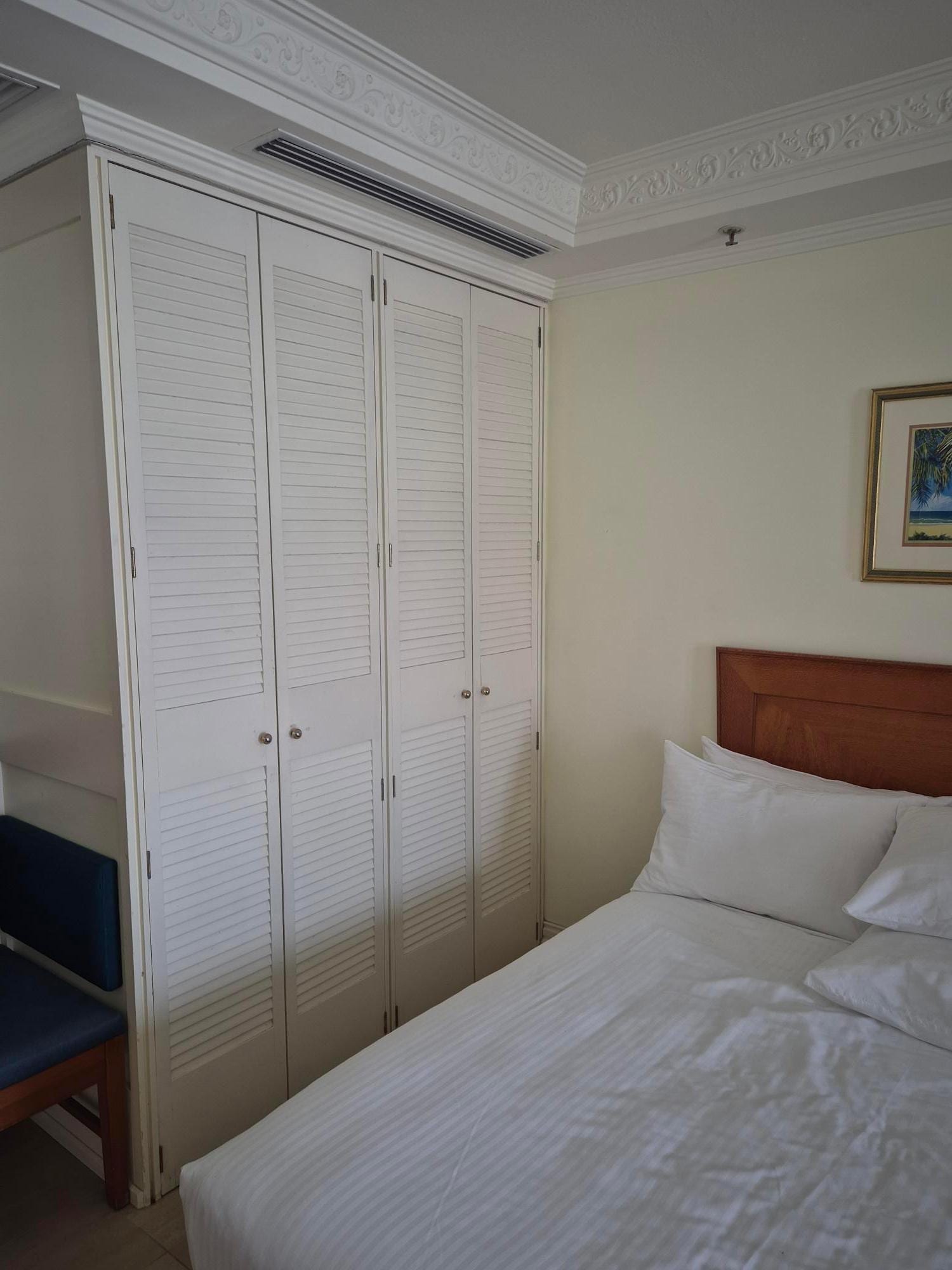 Old, decrepit wardrobe doors