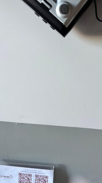 Food stains on wall