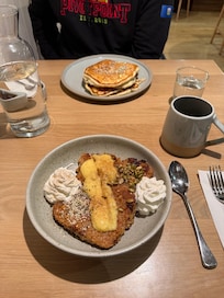 Breakfast before checking out