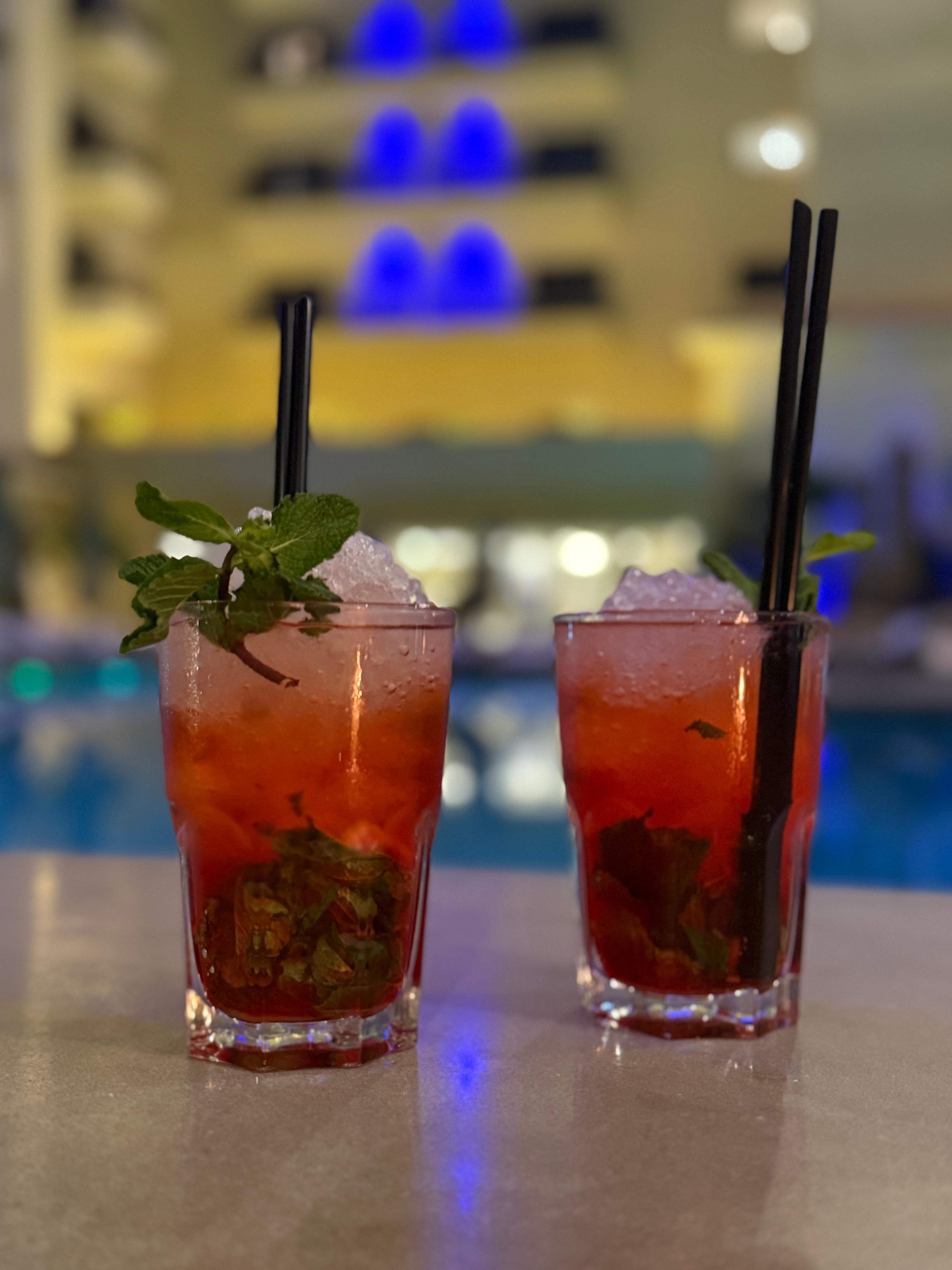 Mocktails and cocktails available at The Pool House! 