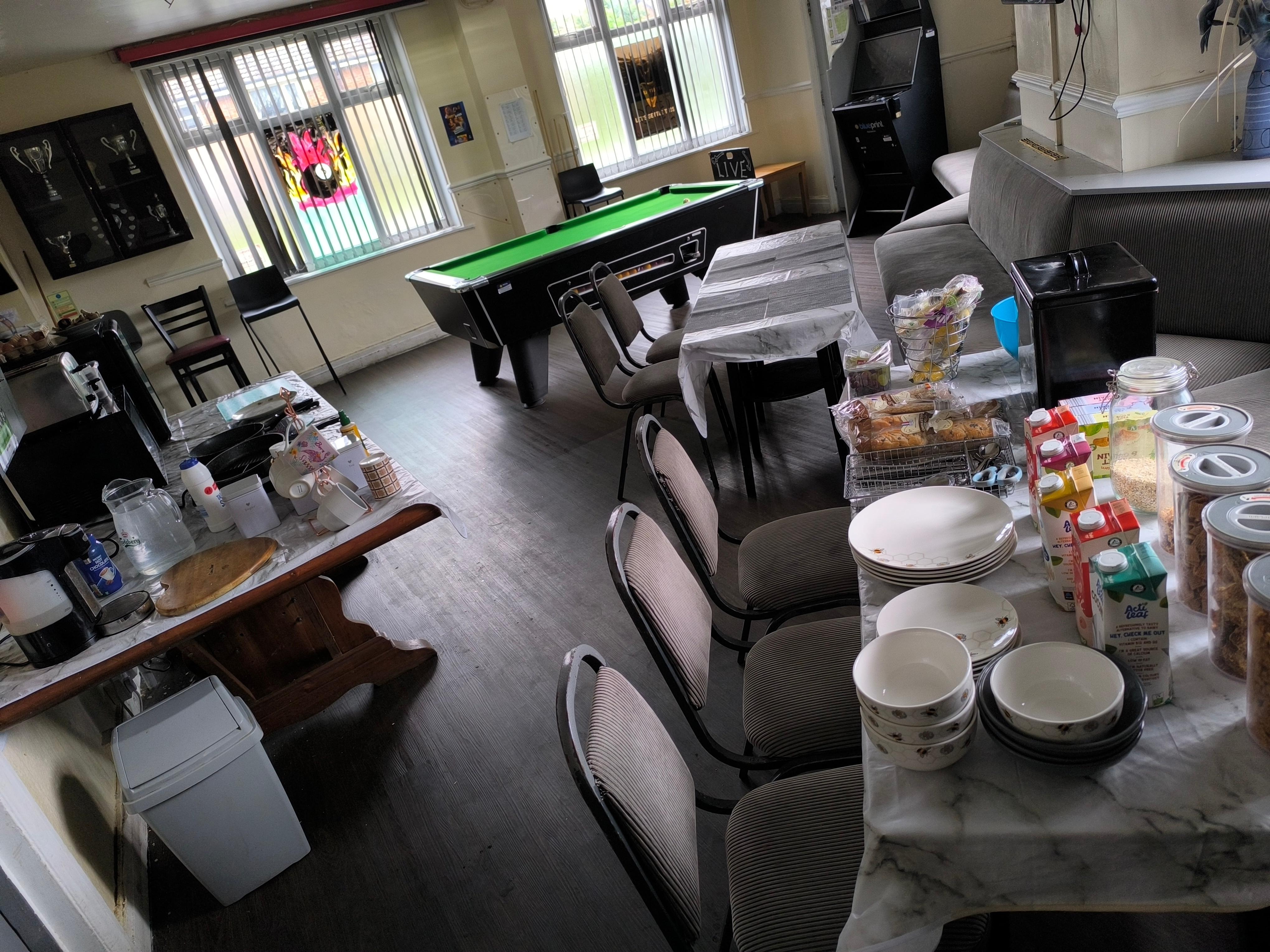 Breakfast layout