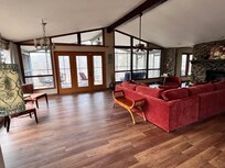 As soon as you walk in - instant view of outside - tons of windows