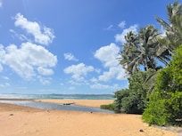 Beach across the street