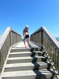 Beach access from the pool! No climbing sand dunes.