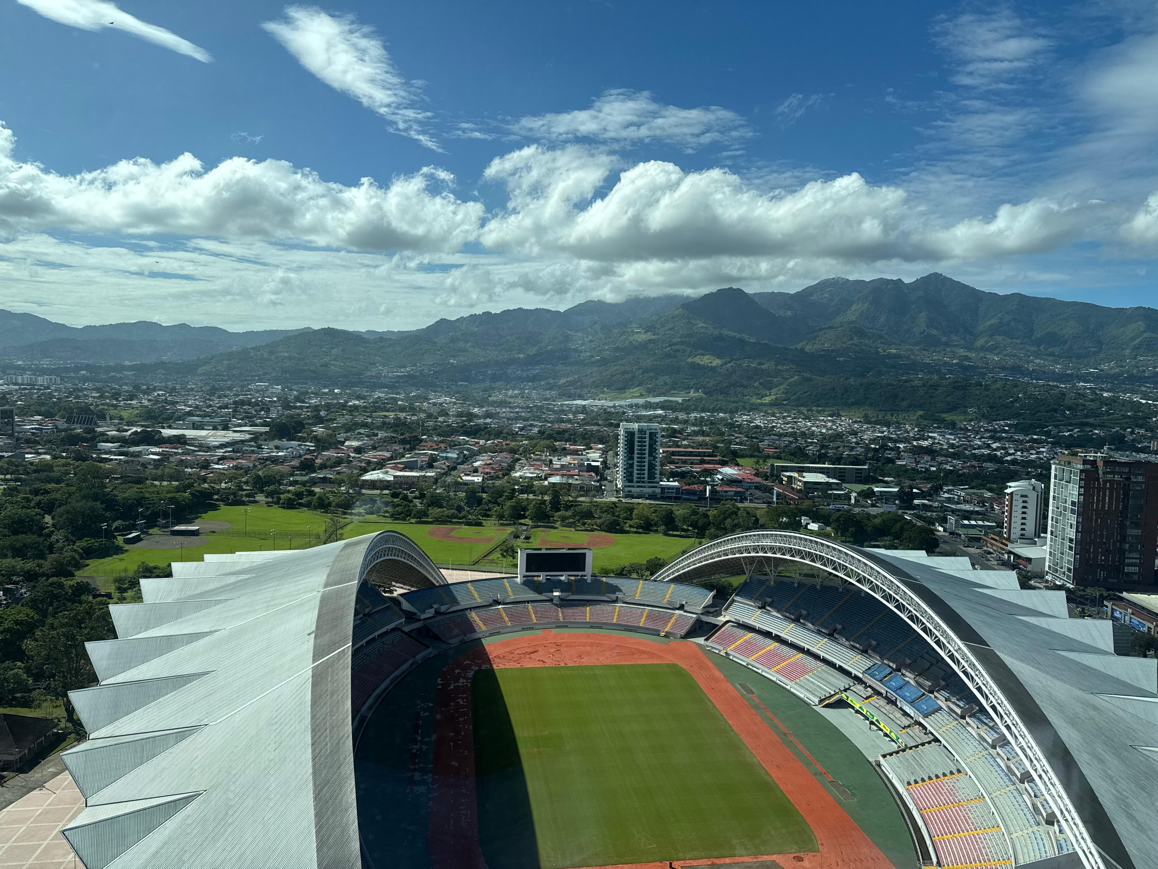  Look at this view our hotel room 