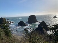 The view looking left!