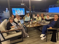 Great roof top having great time
And great service