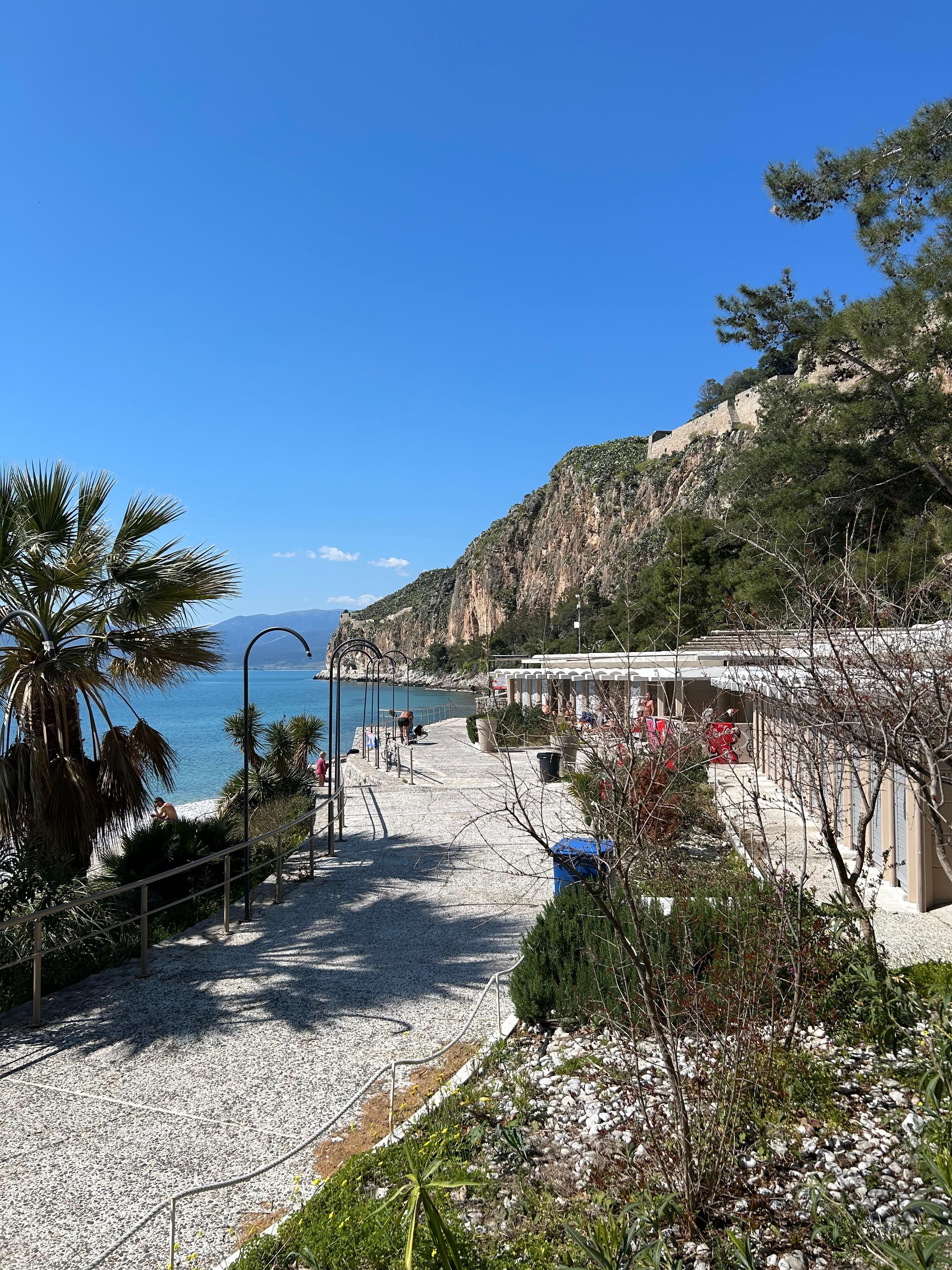 The beach, walking distance from the house