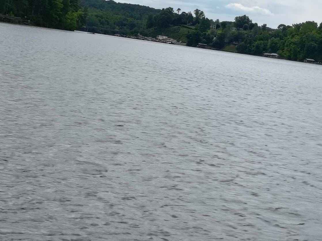 view directly across the lake.