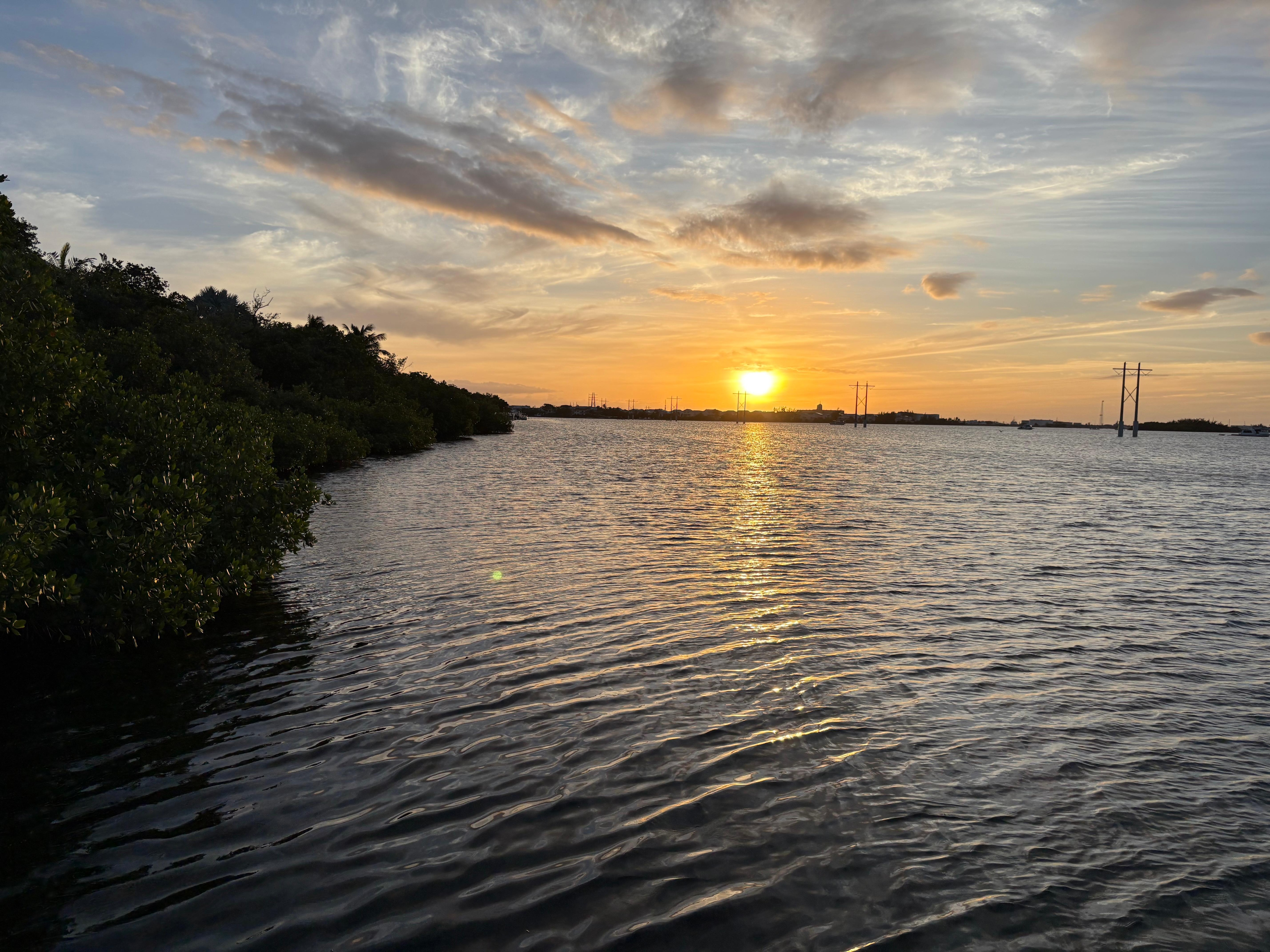 Sunset from observation deck
