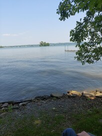 View of the lake