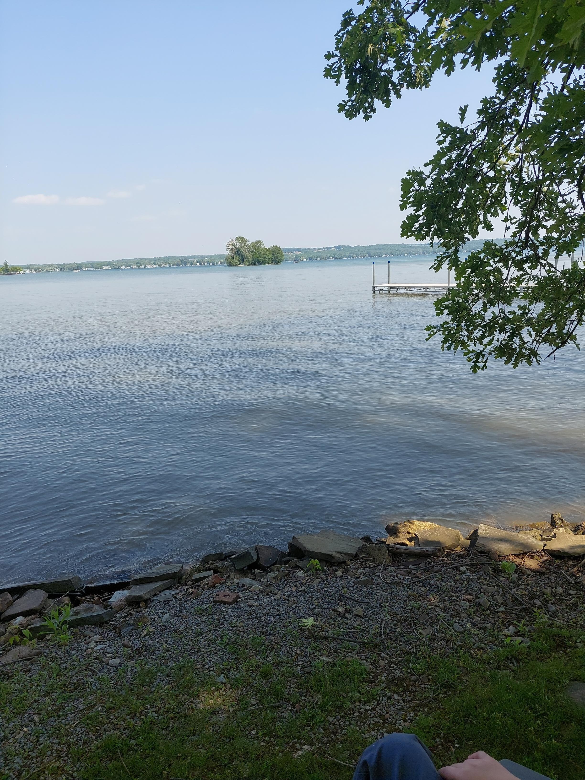 View of the lake