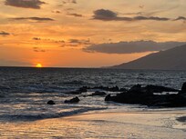 Beach directly across the street. A 2 minute walk.