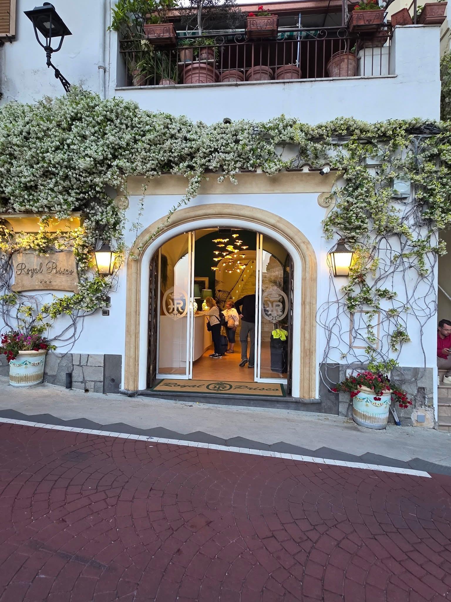 Hotel entrance 
