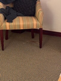 Ripped carpet