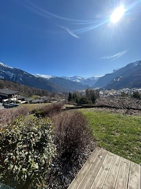 A lovely view from the chalet