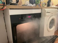Oven created heavy smoke