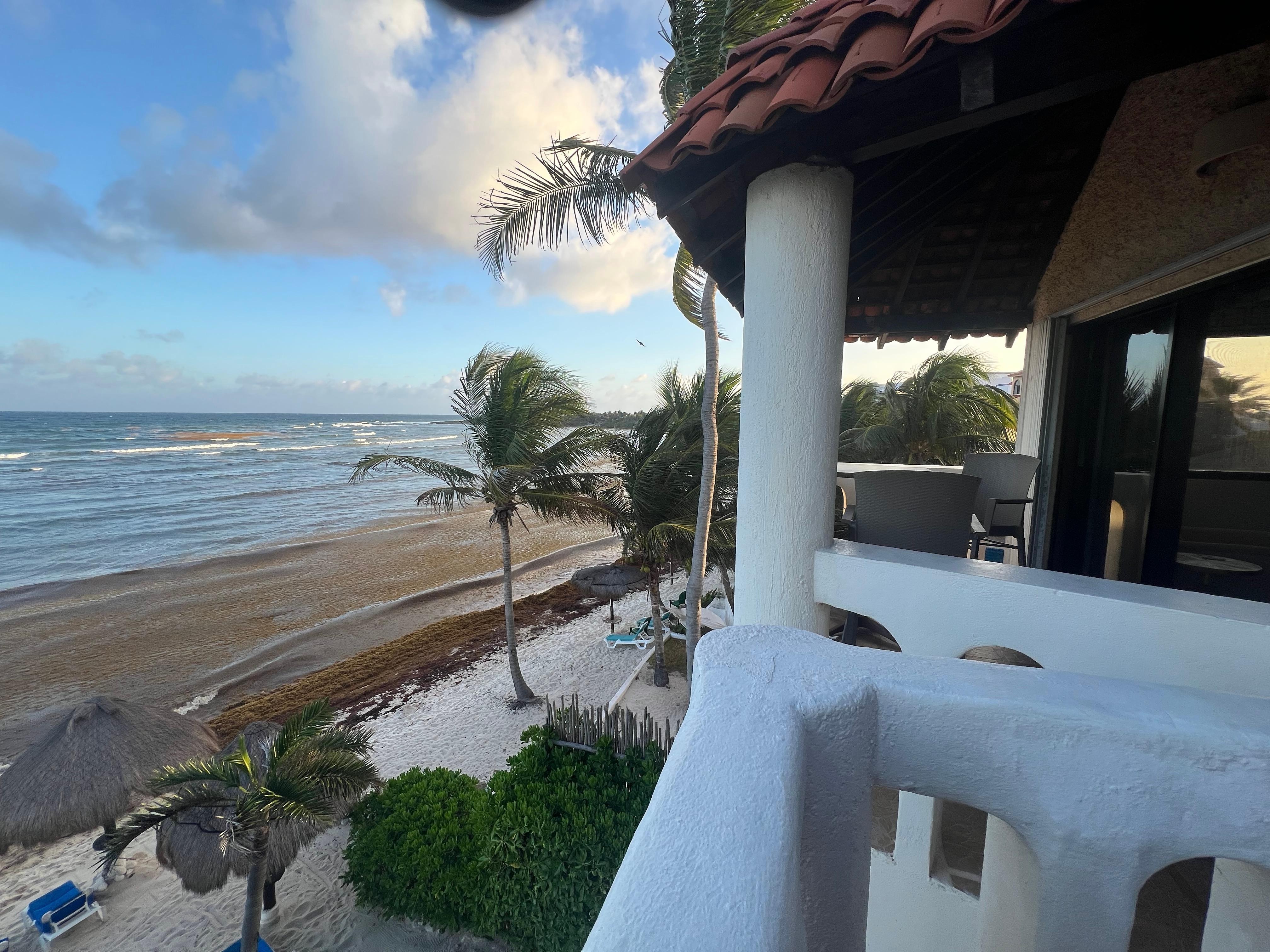 View from balcony to the south