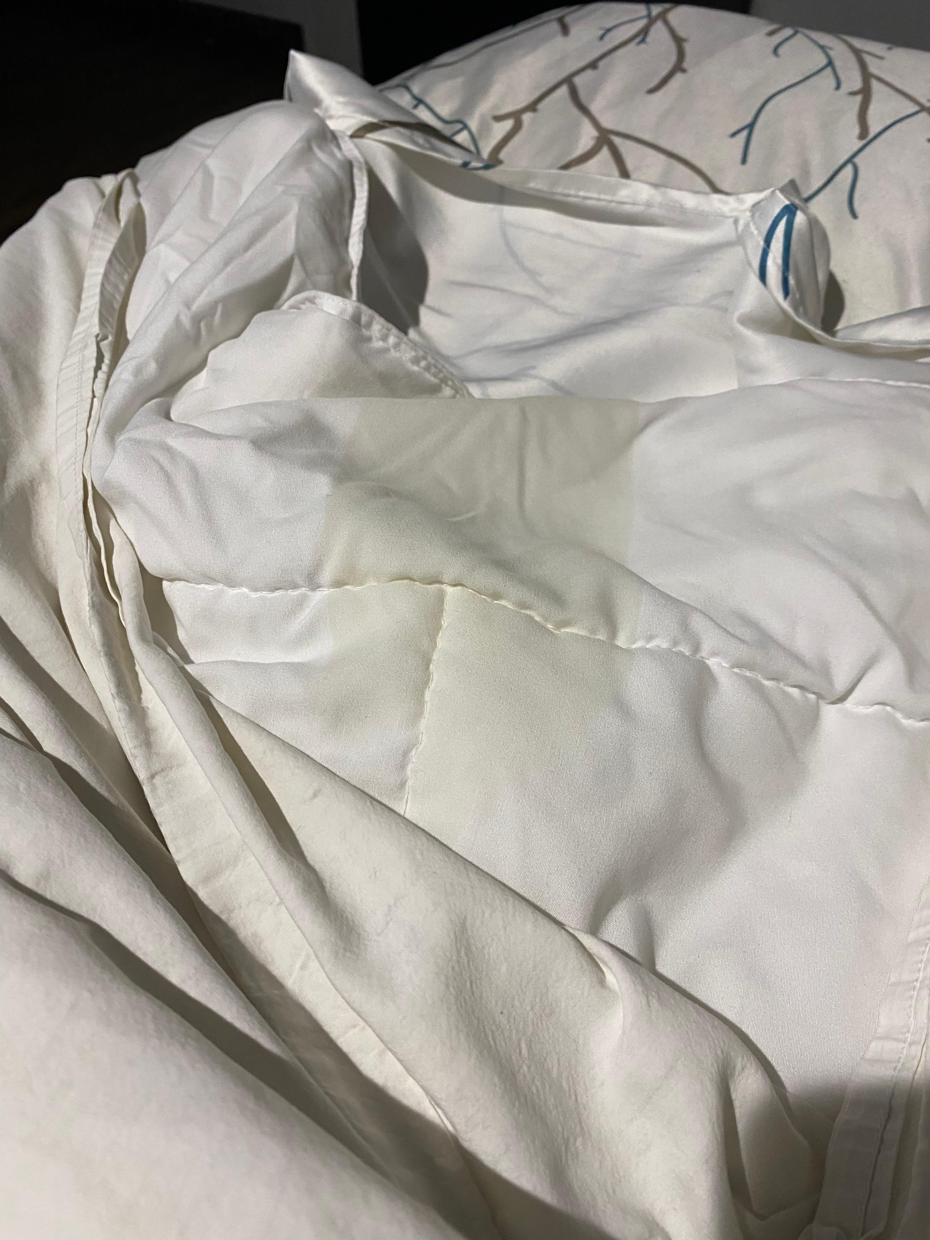 Mystery yellow stain