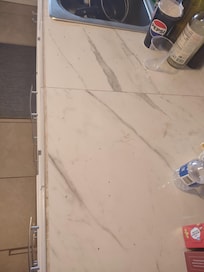 June 17th morning. Right side Kitchen counter top.